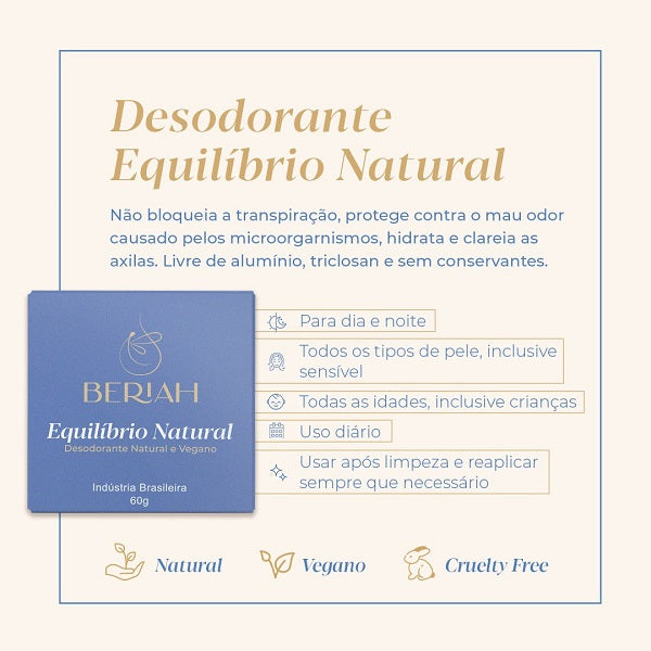 Desodorante Cremoso Equilíbrio