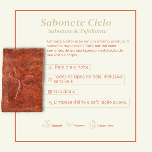 Sabonete Natural Esfoliante Antioxidante - Ciclo